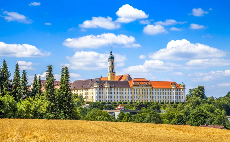 Het barokke kloostercomplex in Ochsenhausen