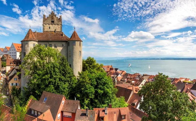Het oude kasteel Meersburg