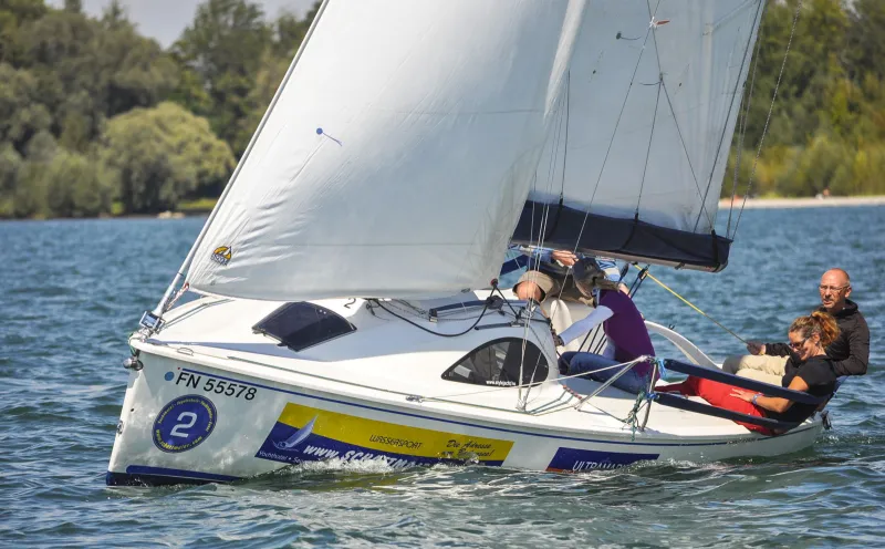 Zeilen op het Bodenmeer