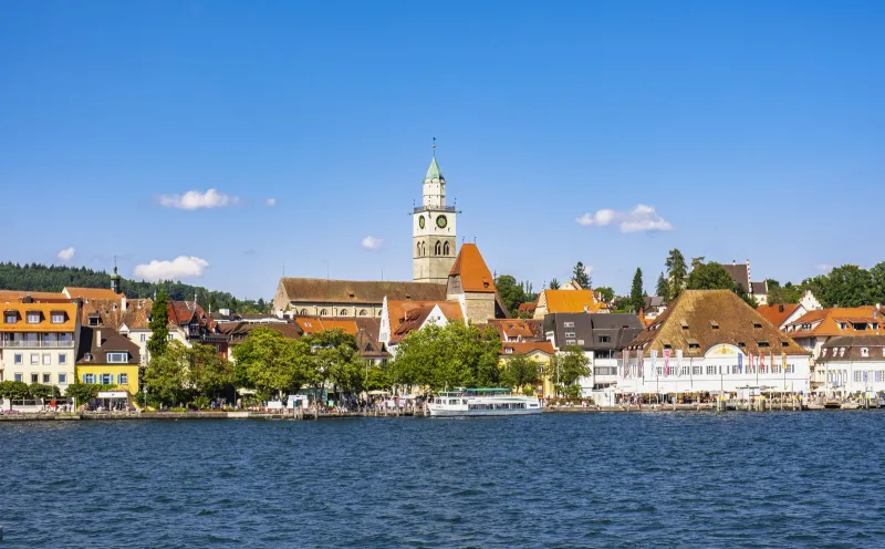 Uitzicht op Überlingen