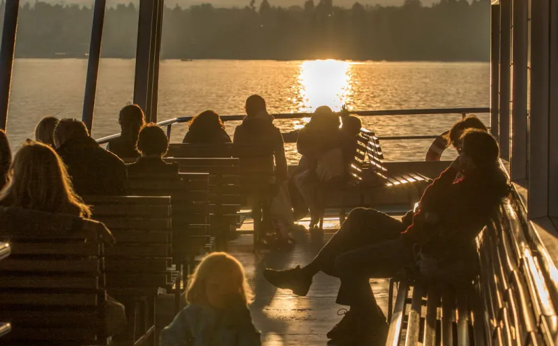   Veerboot van Konstanz naar Meersburg