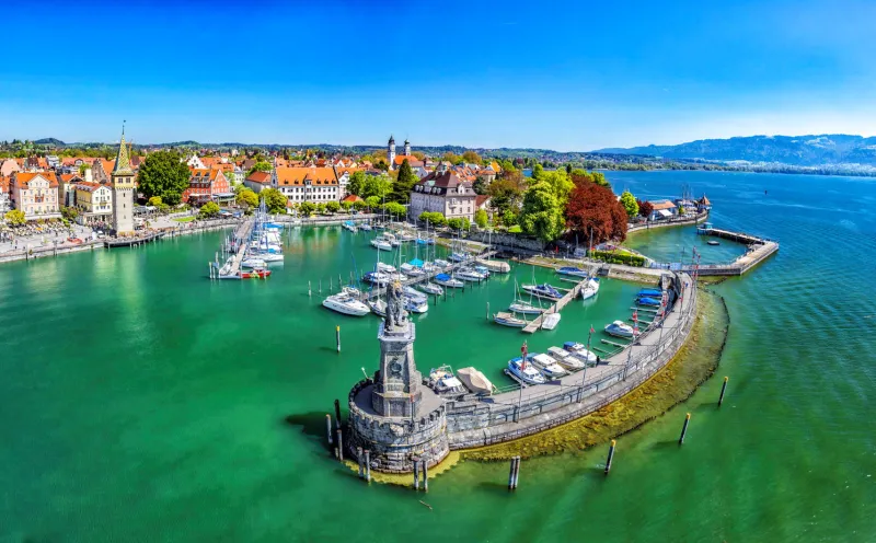 De haven van Lindau
