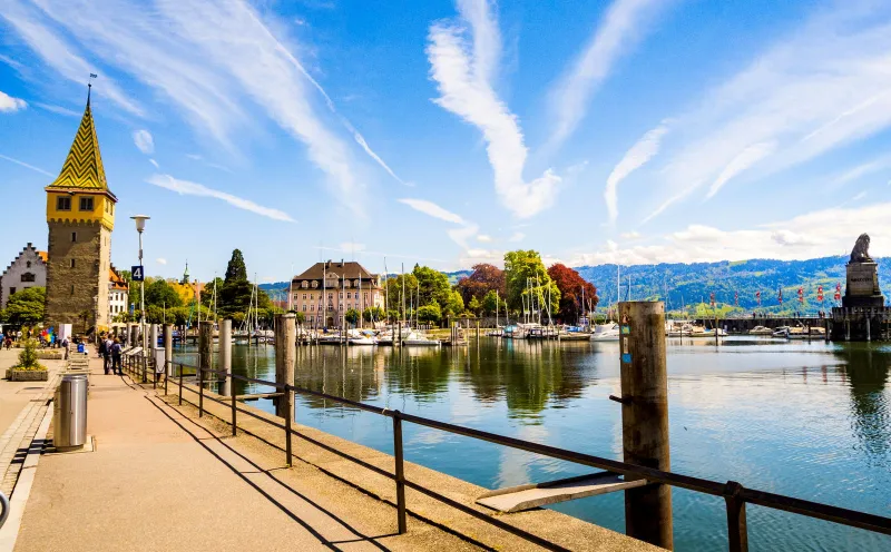 De haven van Lindau