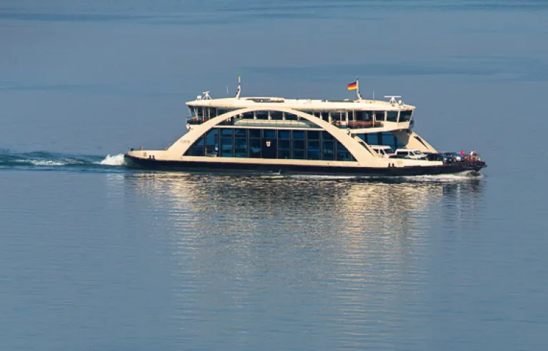 Bodensee veerboot van Meersburg naar Konstanz