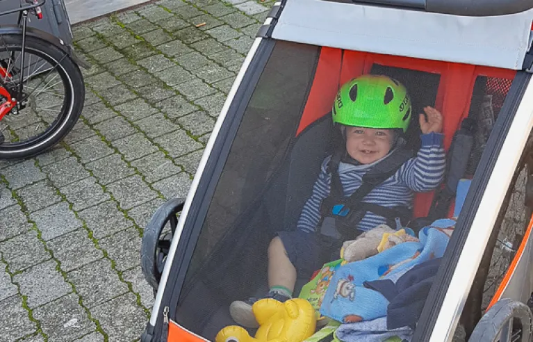 Met het hele gezin op de fiets naar het Bodenmeer