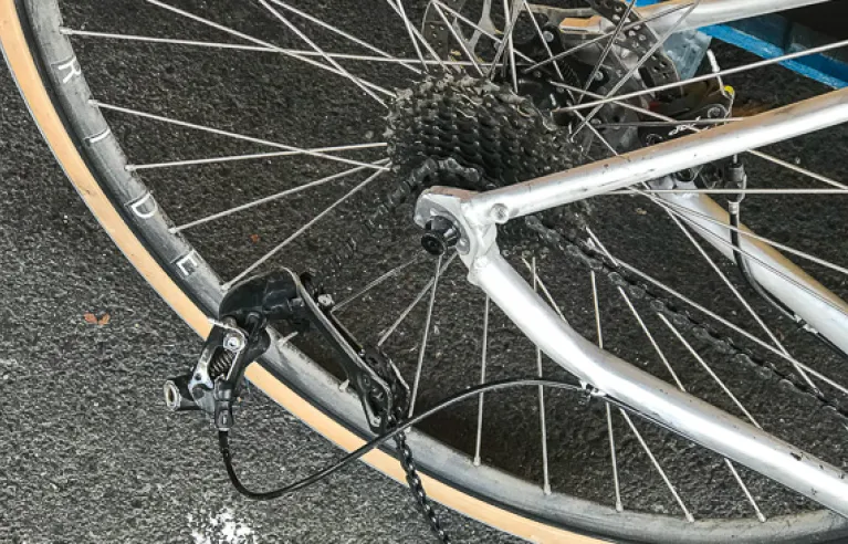 Aankomst in Konstanz en gebroken derailleurhanger