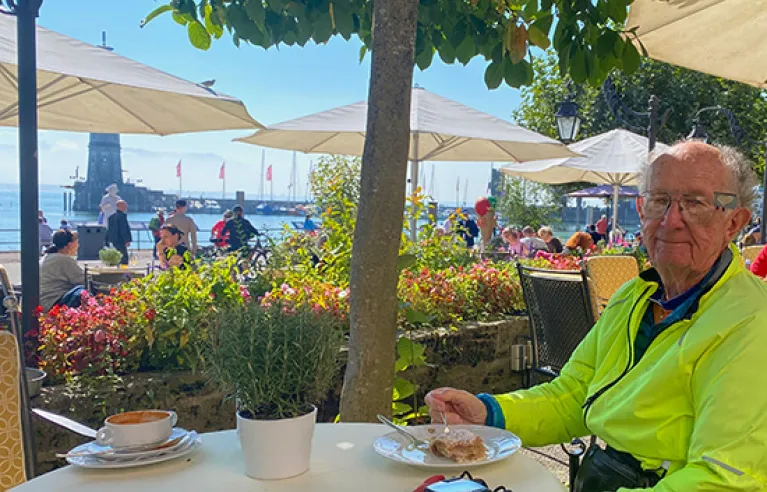 Koffiepauze in Lindau