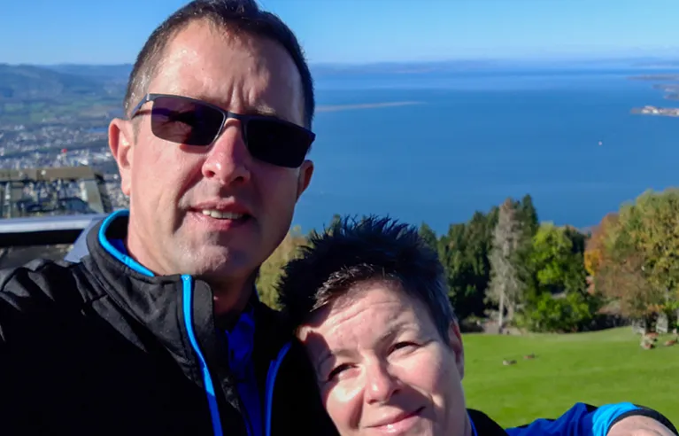 Onze gasten Anja en Peter