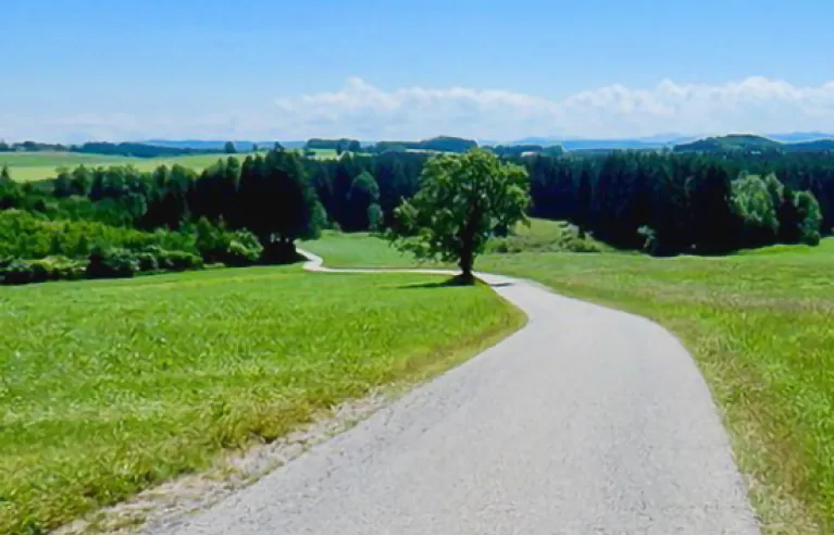 Uitzicht op de Allgäu