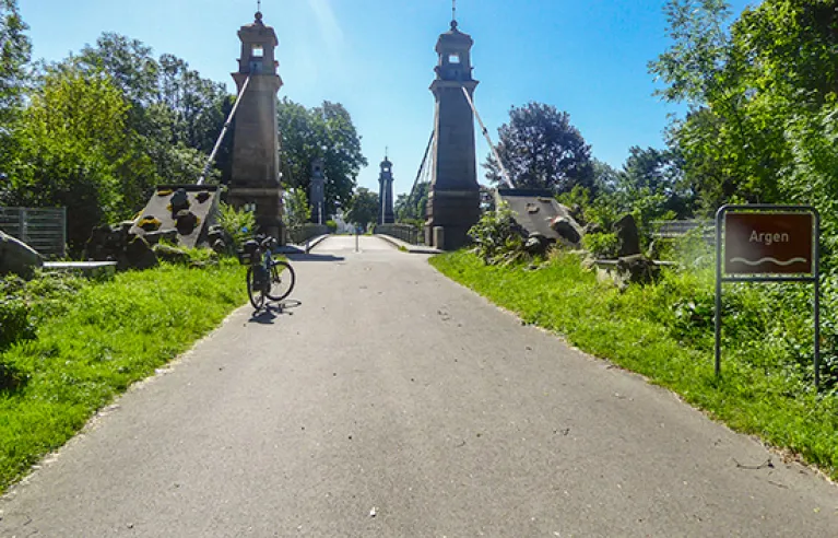 Hangbrug over de Argen, Kressbronn 