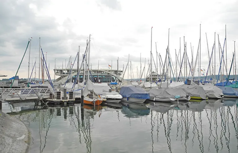 Veerboothaven in Constance-Staad