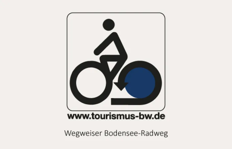 Bewegwijzering op de Bodensee fietsroute