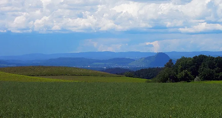 Uitzicht op de Hegau