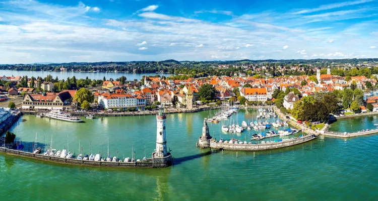 Lindau, Bick auf den Hafen