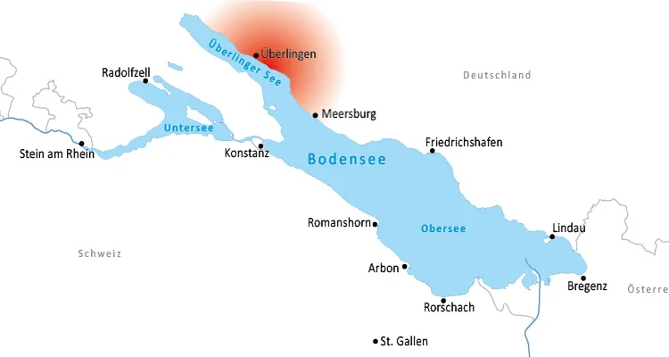 Overnachtingen langs de Bodensee-fietsroute in de regio Überlingen